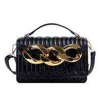 Fashion Chain Lingge Handbag 2021 Automne Nouveau Rétro Simple Petit Sac Carré En Gros sku image 4