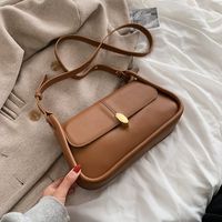Simple Retro Bags 2021 New Fashion Winter Shoulder Women's Bag High-grade Western Style Messenger Bag All-matching Ins sku image 3