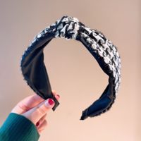 Koreanischer Schmuck Haarschmuck Mode Hahnentritt Plaid Stirnband Haarnadel sku image 1