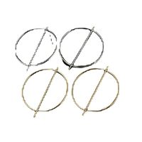 Cross-border European And American Exaggerated Jewelry Simple Bracelet Metal Stud Earrings Geometric Simple And Irregular Earrings main image 6