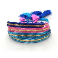 European And American Simple Geometric Beaded Mgb Personality Rice Bead Woven Small Bracelet Female main image 1