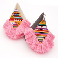Cross-border Miyuki Bead Hand-woven Indian Ethnic Style Furry Big Circle Exaggerated And Personalized Earrings For Women main image 1