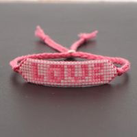 Simple Miyuki Beads Woven Letter Bracelet Bohemia Handmade Beaded Couple Bracelet Female main image 4