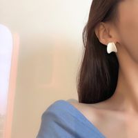 Koreanische Art Mode Geometrische Muster Ohrringe Persönlichkeit Einfache Tägliche All-match-öltropfenohrringe main image 5