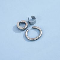 Simple Ear Clip Without Pierced Stainless Steel Ear Bone Clip Three Sets main image 4