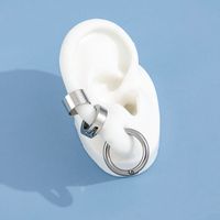 Simple Ear Clip Without Pierced Stainless Steel Ear Bone Clip Three Sets main image 6
