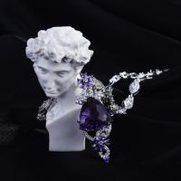 Königin Zepter Halskette Neue Leichte Luxus Königin Fan Qianxi Cutter Amethyst Anhänger Caibao Schmuck Für Das Haar main image 5