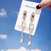 Fashion Personality Crystal Earrings Tassel Earrings Wholesale main image 5