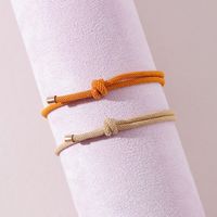 Qingdao Davey European And American Fashion Jewelry Bohemian Style Braided Rope Knotted Pulling Rope Bracelet Wrist String main image 1