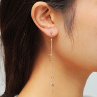 Fashion Jewelry Exaggerated Long Chain Earrings Metal Earrings main image 1