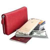 Wallet Card Holder Versatile Bag Rfid Men's Genuine Leather Large Capacity Women's Long Zip Organ Card Holder Multiple Card Slots main image 5