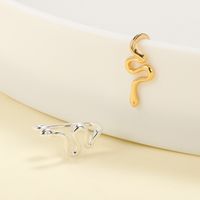 New Style Non-porous Piercing Clip Nose Ring Popular Snake-shaped Fake Nose Ring Wholesale main image 1