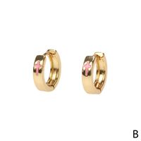 Cross Dripping Earrings New Trendy Gold-plated Copper Ear Buckle Wholesale main image 4