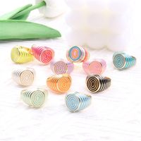 Candy Color Dripping Oil New Trendy Fashion Ring Personalized Decorative Ring Jewelry Wholesale main image 6