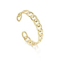 Cross-border New Retro Stainless Steel Gold Plated Bracelet Opening Adjustable Hand Jewelry Wholesale sku image 3