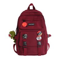 Schoolbag Female Korean Harajuku Ulzzang High School Student Backpack Junior High School Student Large Capacity College Style Ins Backpack sku image 6