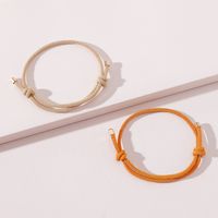 Qingdao Davey Européen Et Américain Bijoux De Mode Bohème Style Tressé Corde À Nœuds Tirant Corde Bracelet Poignet Chaîne sku image 1