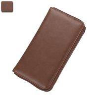 Wallet Card Holder Versatile Bag Rfid Men's Genuine Leather Large Capacity Women's Long Zip Organ Card Holder Multiple Card Slots sku image 3