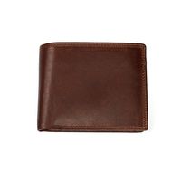 Retro Cowhide Men's Wallet New Leather Horizontal Rfid Wallet sku image 1