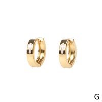 Cross Dripping Earrings New Trendy Gold-plated Copper Ear Buckle Wholesale sku image 7