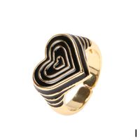 Candy Color Love Enamel Ring Female Fashion Design Drop Oil Forefinger Ring New Fashion Factory In Stock sku image 7