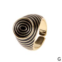Candy Color Dripping Oil New Trendy Fashion Ring Personalized Decorative Ring Jewelry Wholesale sku image 7