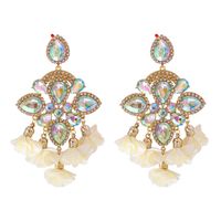 New Bohemian Color Diamond Flower Female Earrings Personality Accessories Wholesale sku image 6