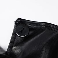 New Autumn And Winter Women's Sexy Solid Color Slim Fit One-word Collar Button-wrapped main image 13