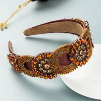 New Baroque Style Retro Wide-brimmed Headband Wholesale Hair Accessories main image 3