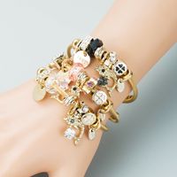 European And American Fashion & Trend Special-interest Design Personalized Diy Multi-element Bracelet Women's Simple Gold Bracelet Wrist Ring Accessories main image 2