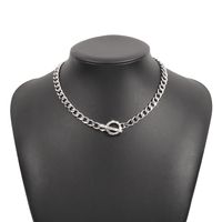 Simple Chain Ot Buckle Fashion Thick Necklace Wholesale sku image 1