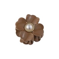 Gentle Flower Romantic Pearl Fashion Hairpin Hairpin Shark Clip Hair Accessories main image 3