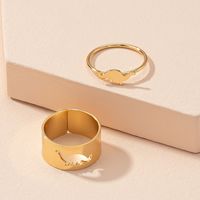 Open Design Sense Dinosaur Ring Retro Hip-hop Style Couple Ring Set Wholesale main image 3