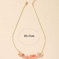 2021 Popular Ornament Wholesale 1 Color Stone Holiday Necklace Europe And America Cross Border Necklace Qingdao Ornament Factory main image 5
