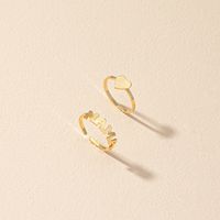 2021 European And American Popular Ornament Wholesale Mama Love Heart-shaped Ring Cross-border Trade Ins New Bracelet Set main image 1