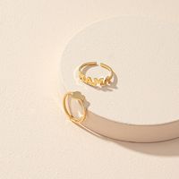 2021 European And American Popular Ornament Wholesale Mama Love Heart-shaped Ring Cross-border Trade Ins New Bracelet Set main image 5