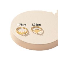 2021 European And American Popular Ornament Wholesale Mama Love Heart-shaped Ring Cross-border Trade Ins New Bracelet Set main image 6