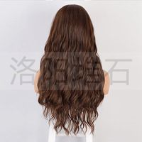 European And American Fashion Long Curly Hair Headgear Wig Ladies Wig main image 4