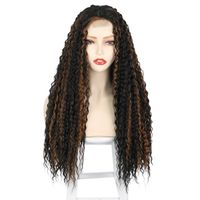 European And American Ladies Wigs Small Lace Long Curly Hair Headgear Wigs main image 6