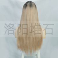 Wigs Ladies Wigs Long Straight Hair Chemical Fiber Headgear Wigs Wholesale main image 4
