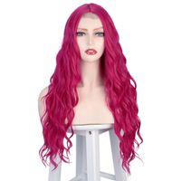 Wigs European And American Women's Wigs Small Lace Long Curly Hair Water Ripples Headgear main image 6
