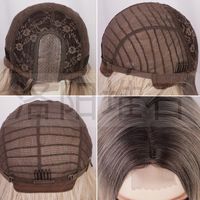Wig European And American Ladies Wig Front Lace Small Lace Chemical Fiber Long Curly Hair Big Wave Wigs Wig Head Cover main image 5