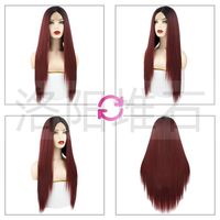Fashion Women's Wigs Lace Medium And Long Straight Hair Wholesale main image 4