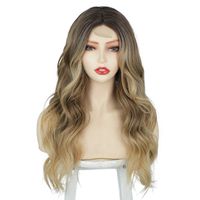 Wig European And American Ladies Wig Small Lace Medium Large Wave Long Curly Hair Synthetic Wigs Wigs Wig In Stock main image 6