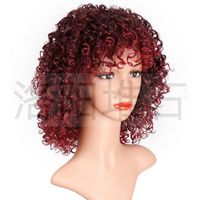 Women's Chemical Fiber Wig European And American Red Fluffy Explosion Wig African Wig Cross-border Supply Spot One Piece Dropshipping main image 4