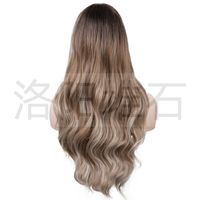 Wig European And American Small Lace Wig Long Curly Hair Big Wave Headgear main image 3