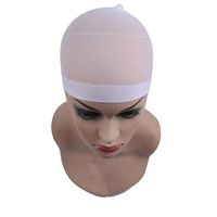 European And American Style Black High Elastic Wig Hair Net Hair Cap Wholesale main image 2