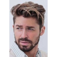 2021 New Wig Men Brown Partial Short Men's Brown European And American Men's Wig In Stock One Piece Dropshipping main image 1