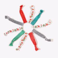 Christmas Headband Hair Accessories Knotted Hair Rope Christmas Set main image 2