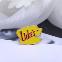 Cross-border New Arrival Oil Drip Brooch Europe And America Creative English Letter Brooch Badge Bag Clothing Accessories Wholesale main image 5